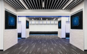 Penn State solid surface lockers by Shield Lockers