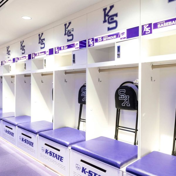 Kansas State University Baseball Lockers SHIELD Lockers