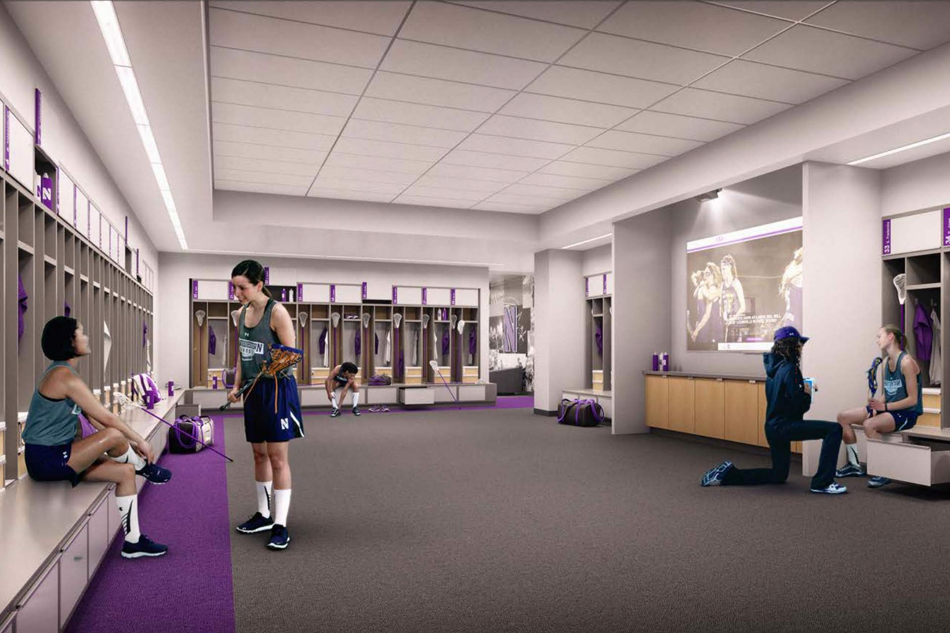 Men's Hockey Locker Room - Facilities - University of Wisconsin River Falls  Athletics