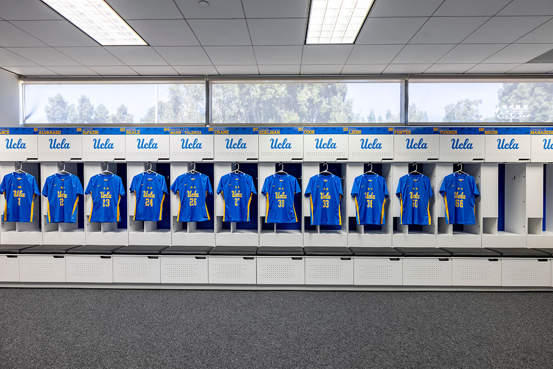 UCLA Bruins Women's Soccer Lockers SHIELD Lockers