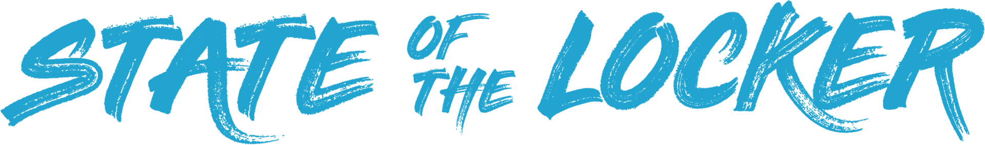 State of the locker text logo